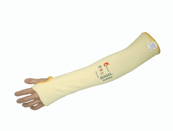 Ashoka CR-4 Cut Resistant DL Arm Cover - 18G Seamless Knitted Para-Aramid