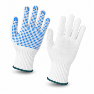 Pvc dotted gloves in india