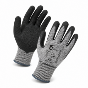 CHOLA CR-5 Crinkle Latex Coated Gloves | High-Grip & Chemical-Resistant Safety Gloves