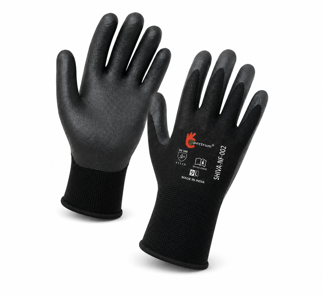 SHIVA CR1 – Micro Foam Nitrile Coated Gloves for Superior Grip & Comfort 1 SHIVA 15NMF-002 CR1 Micro Foam Nitrile Coated Gloves for Superior Grip and Comfort
