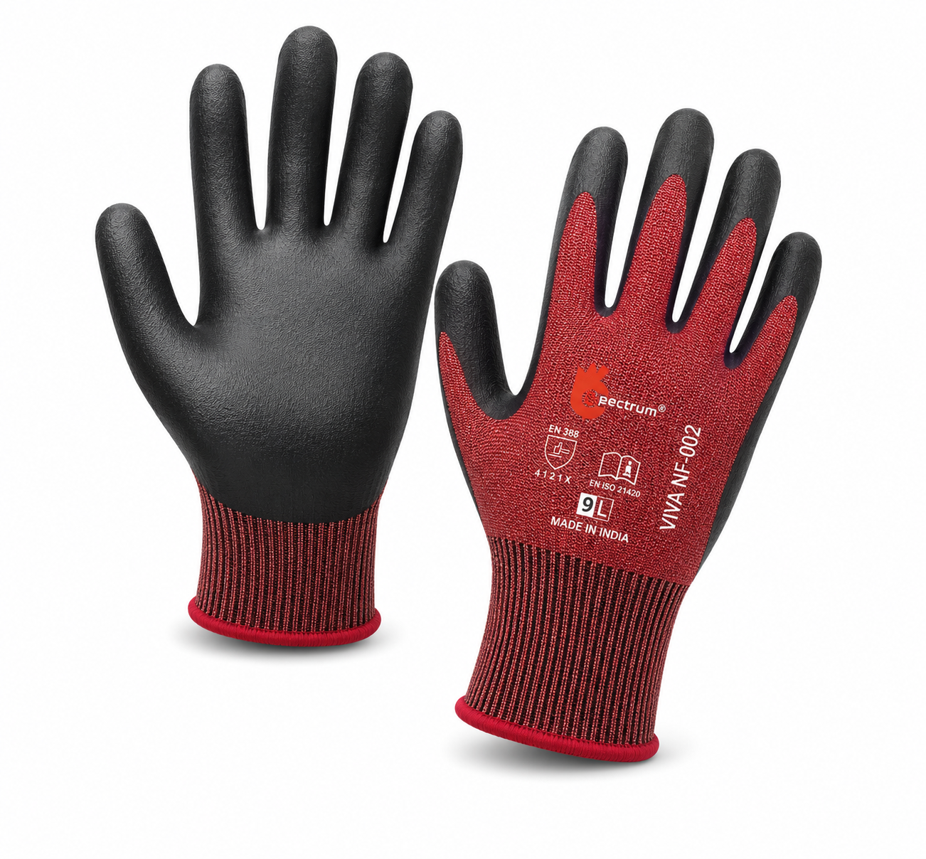 JAYA CR-F – High Cut-Resistant Micro Foam Nitrile Gloves with Thumb Crotch Reinforcement 1 JAYA 15NMF-002C CR-F High Cut-Resistant Micro Foam Nitrile Safety Gloves with Thumb Reinforcement