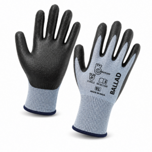 BALLAD 13N-029 CR-4 advanced nitrile coated glove with cut and chemical resistance for industrial safety
