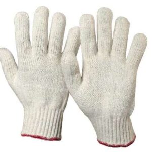 cotton knitted gloves