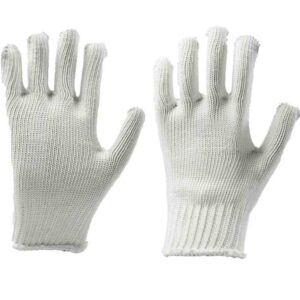 KARNA PET CR3 Cut-Resistant Gloves - Level 3 cut protection with cotton comfort lining for industrial safety and lint-free applications
