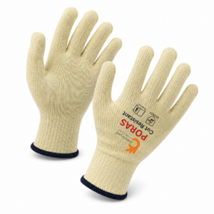 Poras Cut Resistant 5 Industrial Safety Gloves offering Level 5 protection for hand safety in industrial environments