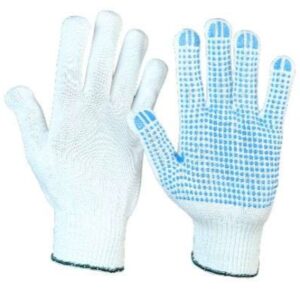 Pvc dotted gloves in india