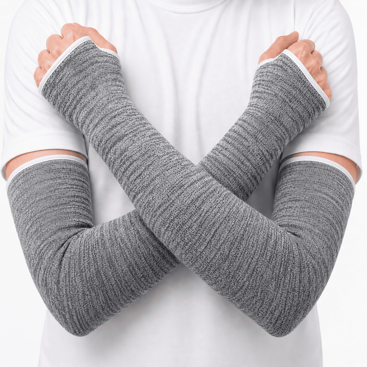 VIKRAM CR-5 Arm Cover – Abrasion & Cut Resistant Arm Protection Sleeve 1 "Vikram Cut resistant 5 arm cover – Flexible Cut Resistant Arm Cover for Industrial Safety"
