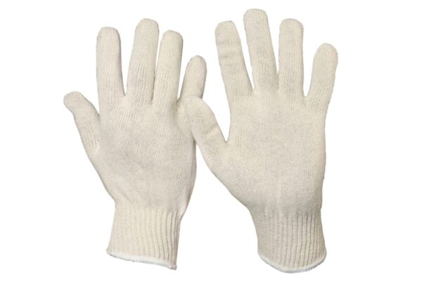 Poly-Cotton Knitted Hand Gloves – Comfortable, Durable & Cost-Effective Safety Solution - Image 3