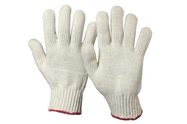 Poly-Cotton Knitted Hand Gloves – Comfortable, Durable & Cost-Effective Safety Solution