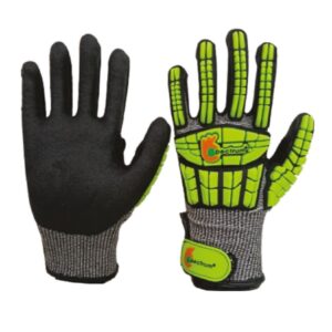 DEVA 13SN-020 I002C CR-F steel-reinforced impact resistant sandy nitrile gloves