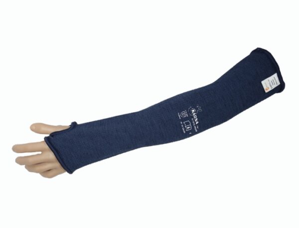 Karna Cut Resistant FE Arm Cover - PET and Cotton Seamless Arm Protection with Full Elastication for Electronics and Metal Industries