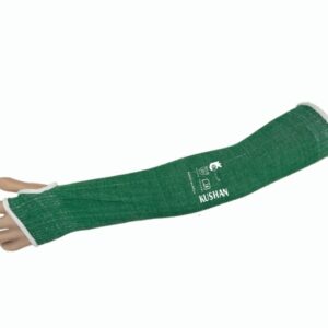 Kushan CR5 Cut Resistant Arm Cover with Plain Upper Arm – Green & Purple Sleeve by Spectrum Technicals