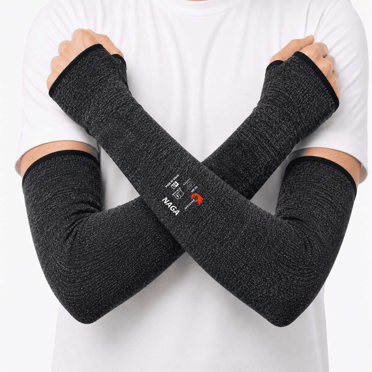 NAGA Cut-Resistant Sleeve 1 Naga CR-5 Cut-Resistant Arm Cover for Industrial Arm Protection