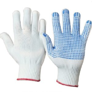 PVC Dotted Polyamide Gloves – Lint-Free, High Comfort Gloves with Slip-Resistant Grip